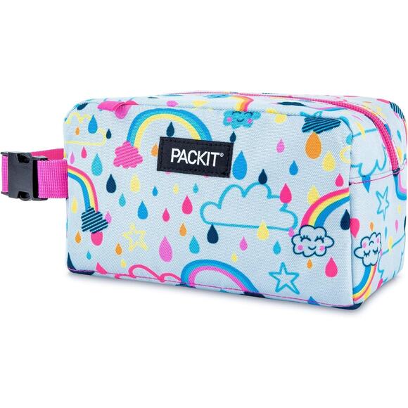 PackIt Freezable Snack Box, Built with ECOFREEZE Technology - Rainbow Sky - Picture 5 of 6